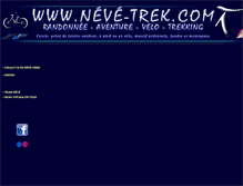 Tablet Screenshot of neve-trek.be